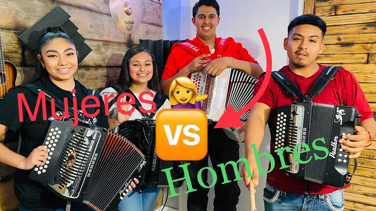 RETO - Guerra De Acordeones - Hombres VS Mujeres - melody band acordeon class - varias canciones