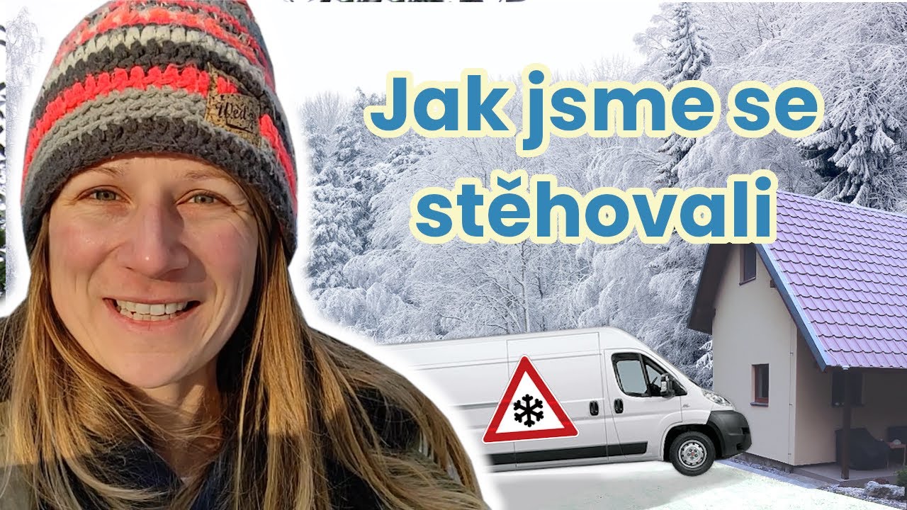 Příběh v češtině (21): Moving to a New House! 🏡 Snow, Boxes & Easy Czech Vocabulary