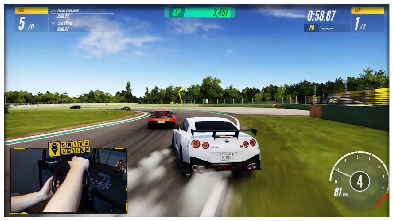 Project Cars 3 Gameplay │ Nissan GTR │ Hori Apex Racing Wheel