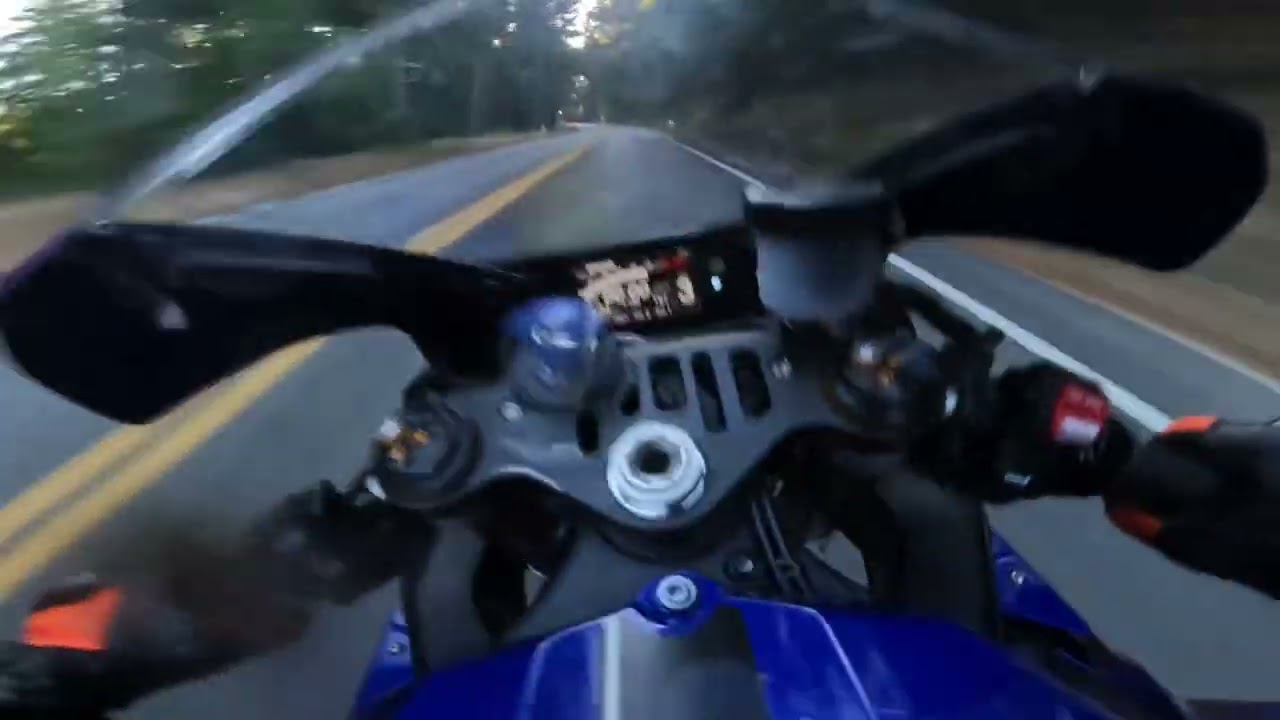 Race up the mountain with a Yamaha R1. 