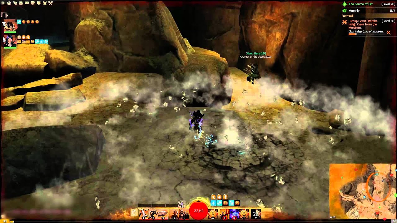 Guild Wars 2 - Sand Dune Caverns - The Silverwastes JP: Retrospective Runaround [fixed]