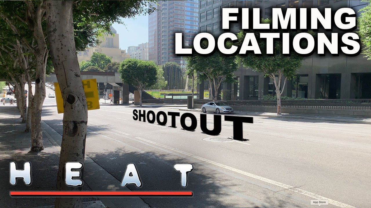 Heat (1995) FILMING LOCATIONS | Shootout Scene