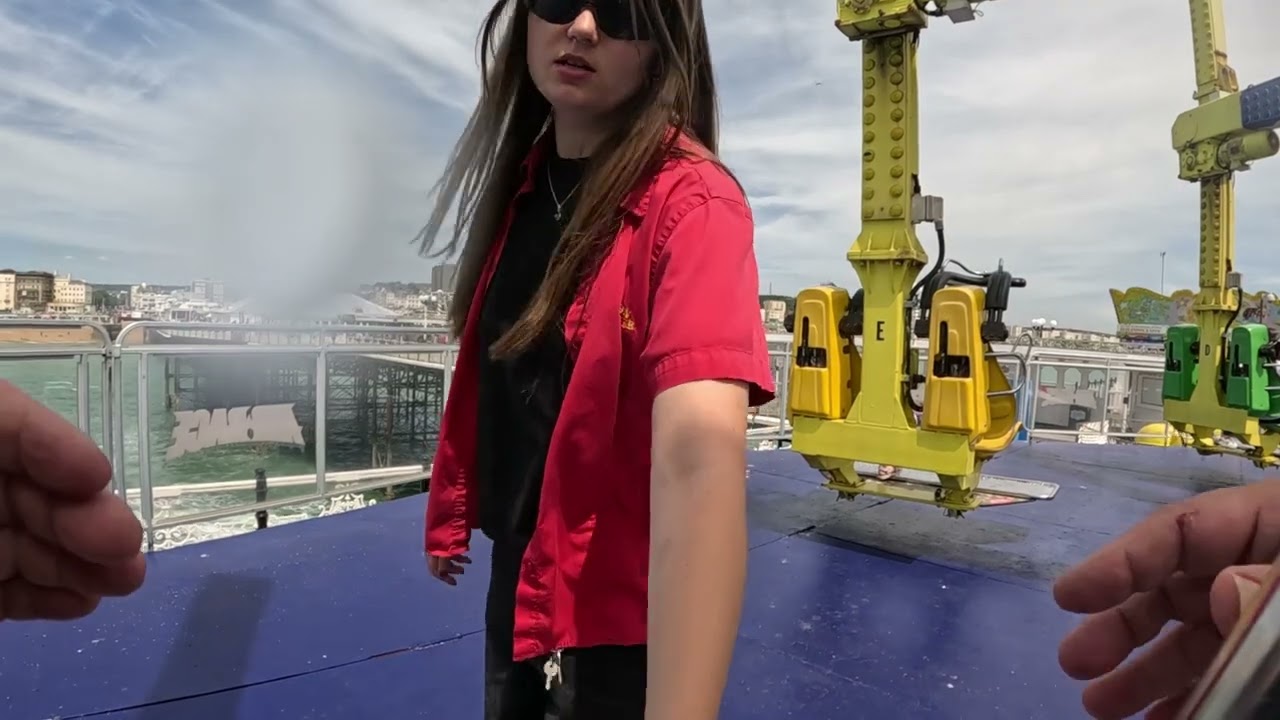 The Brighton Palace Pier fun rides