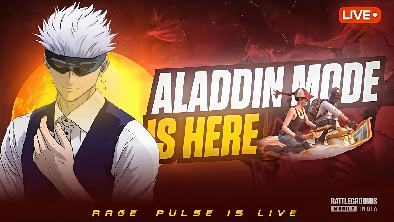 New Aladdin mode is Here 🧞‍♂️ | Aggressive gameplay🔥 | #bgmi #blackboyyyt #pubgmobile
