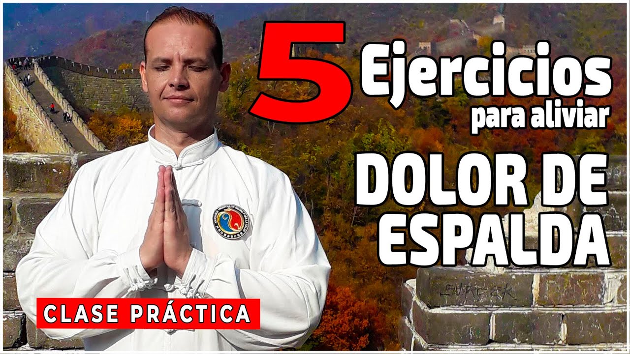 5 EJERCICIOS para dolor de espalda - CHI KUNG para principiantes (en español)