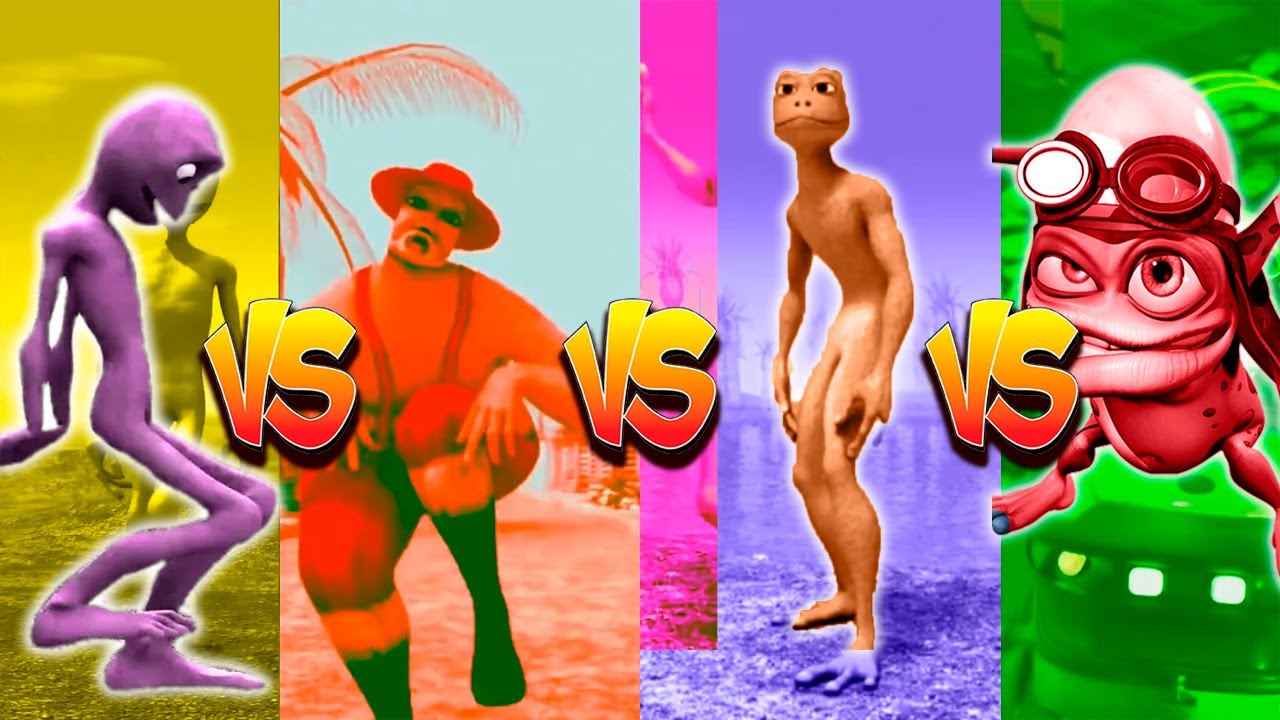 DANCE CHALLENGE | Dame Tu Cosita vs Patila vs Crazy Frog Alien Green