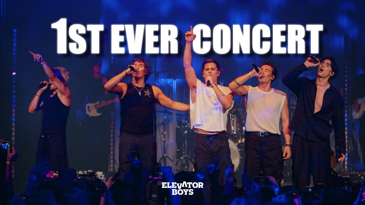 Our FIRST CONCERT ever! - Elevator Boys
