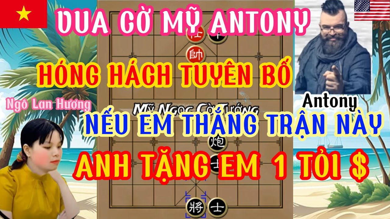 Ngô Lan Hương quyết đấu Antony người Mỹ ,đối thủ hóng hách tuyên bố bắt hết xe rồi hạ gục Hương