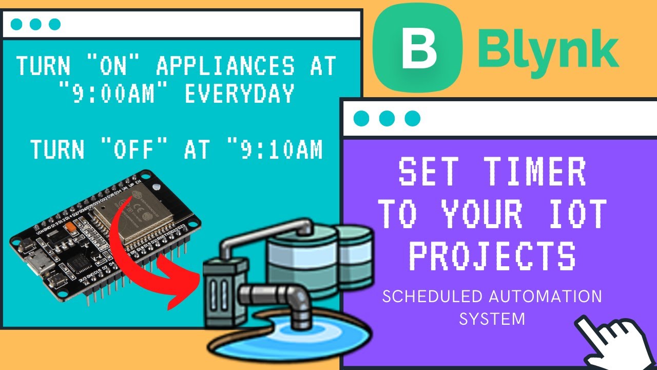 Set Timer Based Trigger to IoT Projects using Blynk | ESP32