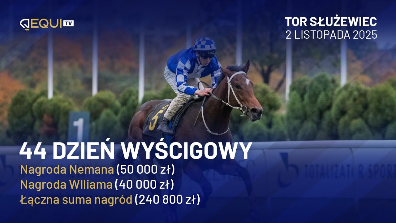 Ostatnie pozagrupowe gonitwy sezonu i 240 tysięcy zł w puli! - wyścigi konne na żywo