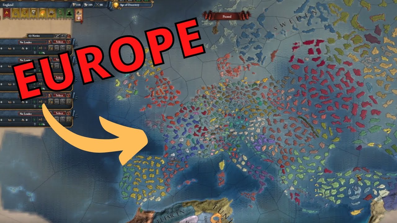ALL OF EUROPE IS ISLANDS? - EUIV Archipelego Universalis Mod - Weird Mod Reviews