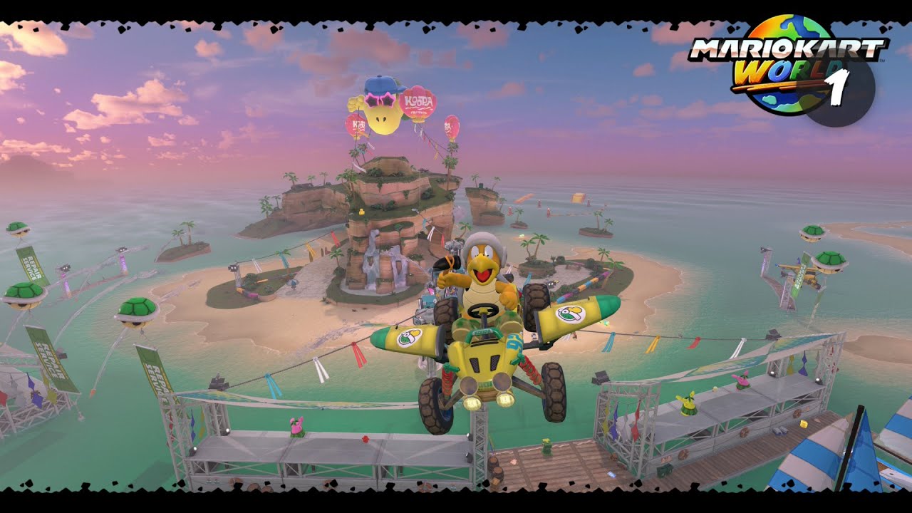 ブロス空を飛ぶ　マリオカートワールド part2