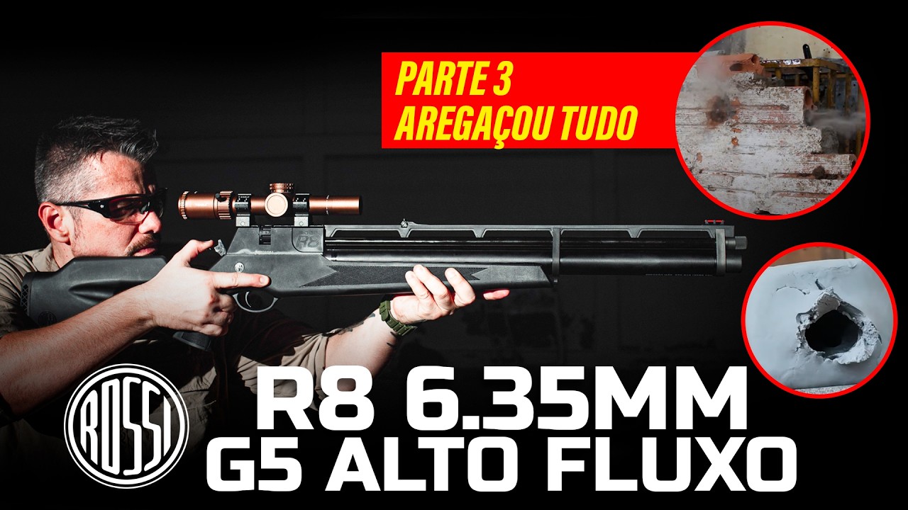 QUEBROU TUDO! Rossi R8 6.35mm Alto Fluxo PARTE 3