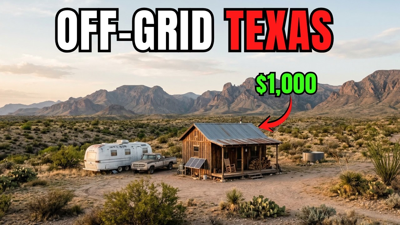 10 Hidden Counties in Texas Perfect for Off-Grid Living | Build Without Permission