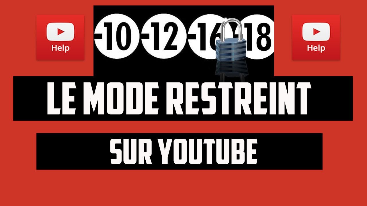 Comment activer/d&eacute;sactiver le mode restreint sur Youtube