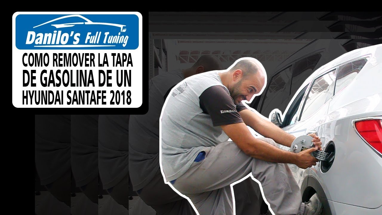 Cómo remover la tapa de gasolina de un Hyundai Santafe 2018