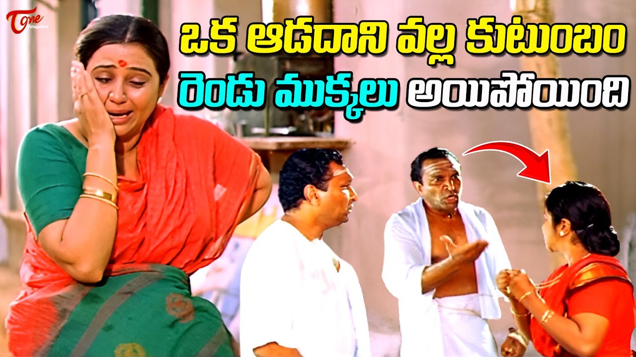 Actor Nassar and Radhika Best Emotional Scene !! ఒక ఆడదాని వల్ల కుటుంబం రెండు ముక్కలు...!! TeluguOne