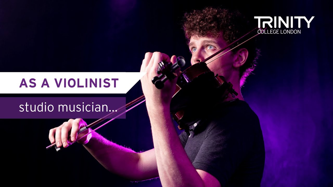 As a violinist &ndash; Studio Musician