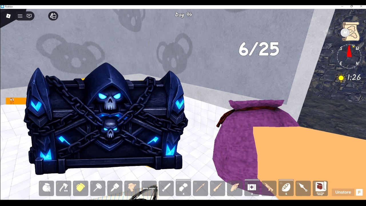 I FOUND A New SKULL CHEST in 99 Night in The Forest part 2 ! MEi