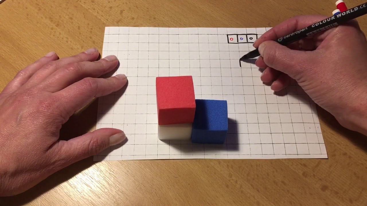 Matematika, stavby z krychlí, 34/5