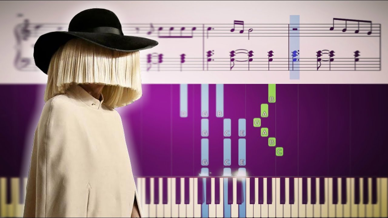 I'M STILL HERE (Sia) - Piano Tutorial + SHEETS