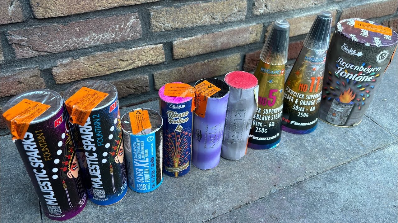 Zink vs Funke vs Riakeo Vuurwerk Fonteinen 2025