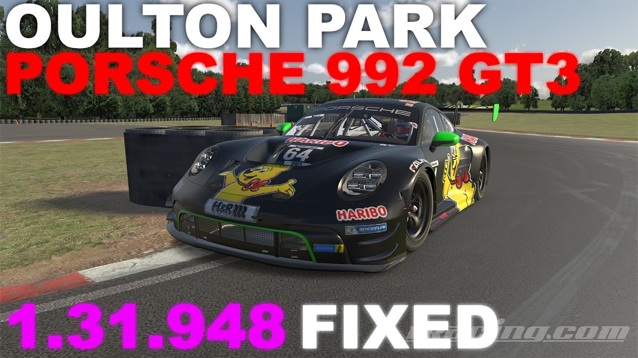 iRacing Porsche 992 GT3 Oulton Park (ИСПРАВЛЕНО) | Руководство по трассе + Hotlap