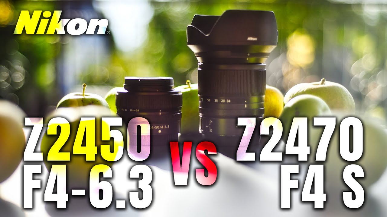 Nikon Nikkor Z 24-50mm F4-6.3 VS Nikkor Z 24-70mm F4 S im direkten VERGLEICH 