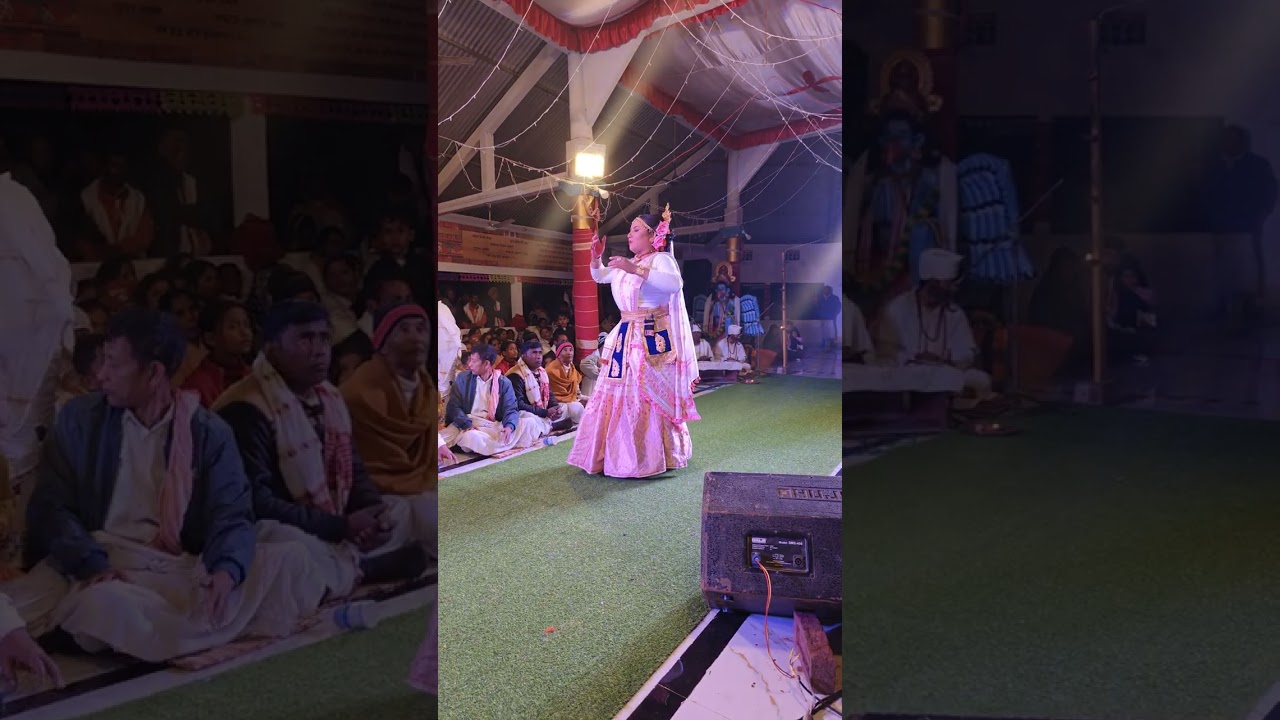 দেৱী জানকী আৰু উৰ্মীলাৰ দৃশ্য - ৰাম পৰাজয় সীতাৰ পাতাল গমন - গৰুড়ধ্বজ শিল্পী সমাজ