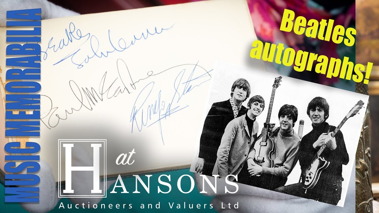 Legendary Beatles autographs going under the hammer soon!