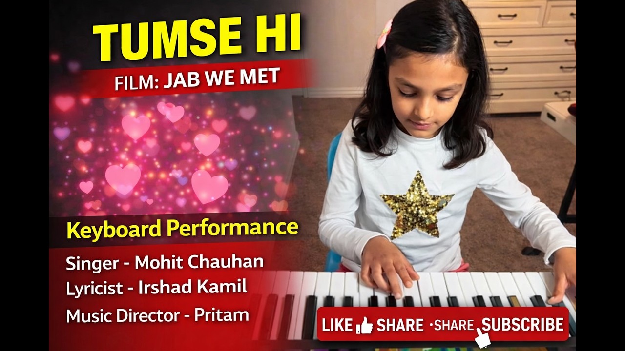 Tum se hi (Jab we met) - keyboard accompaniment 