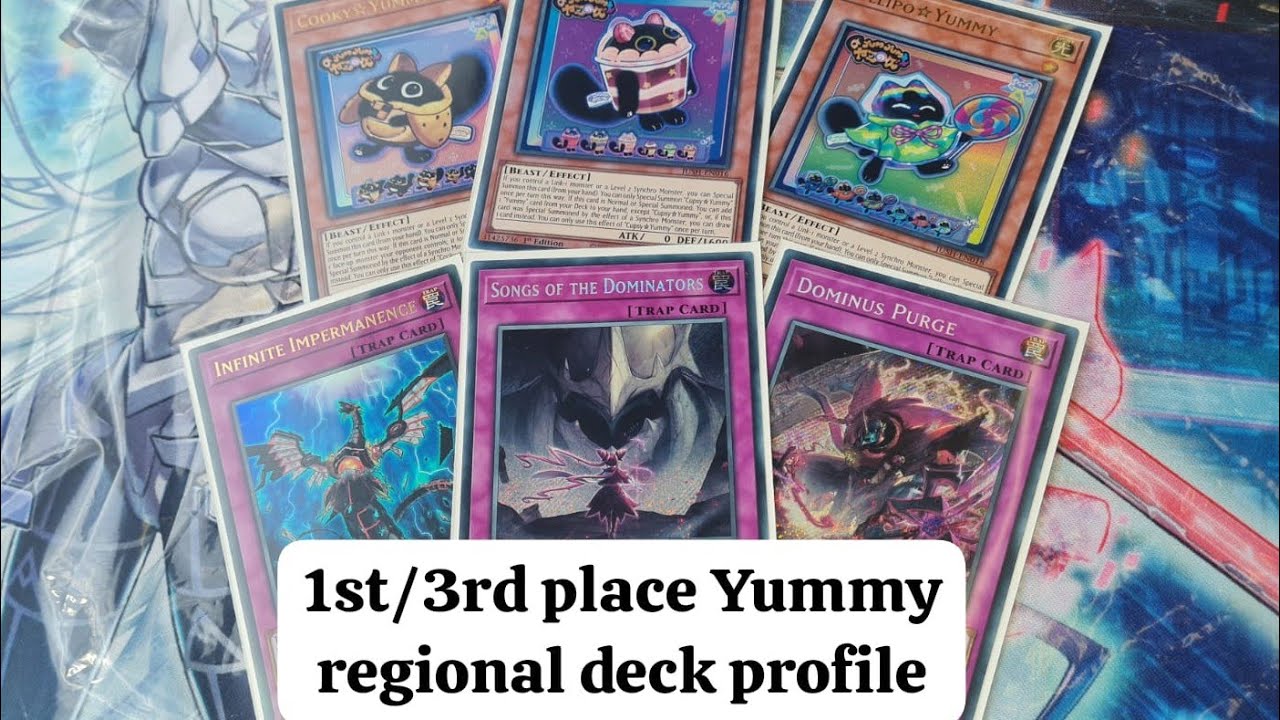 Yummy 1st/3rd place regional deck profile - Yu-Gi-Oh - Josh Kelly - Laurence Kirk