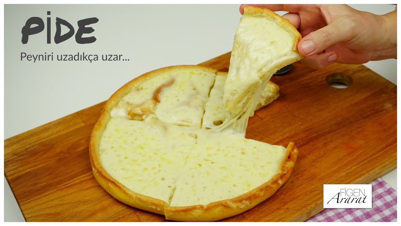 Peyniri uzadıkça uzayan pide tarifi / hamur işleri / Figen Ararat