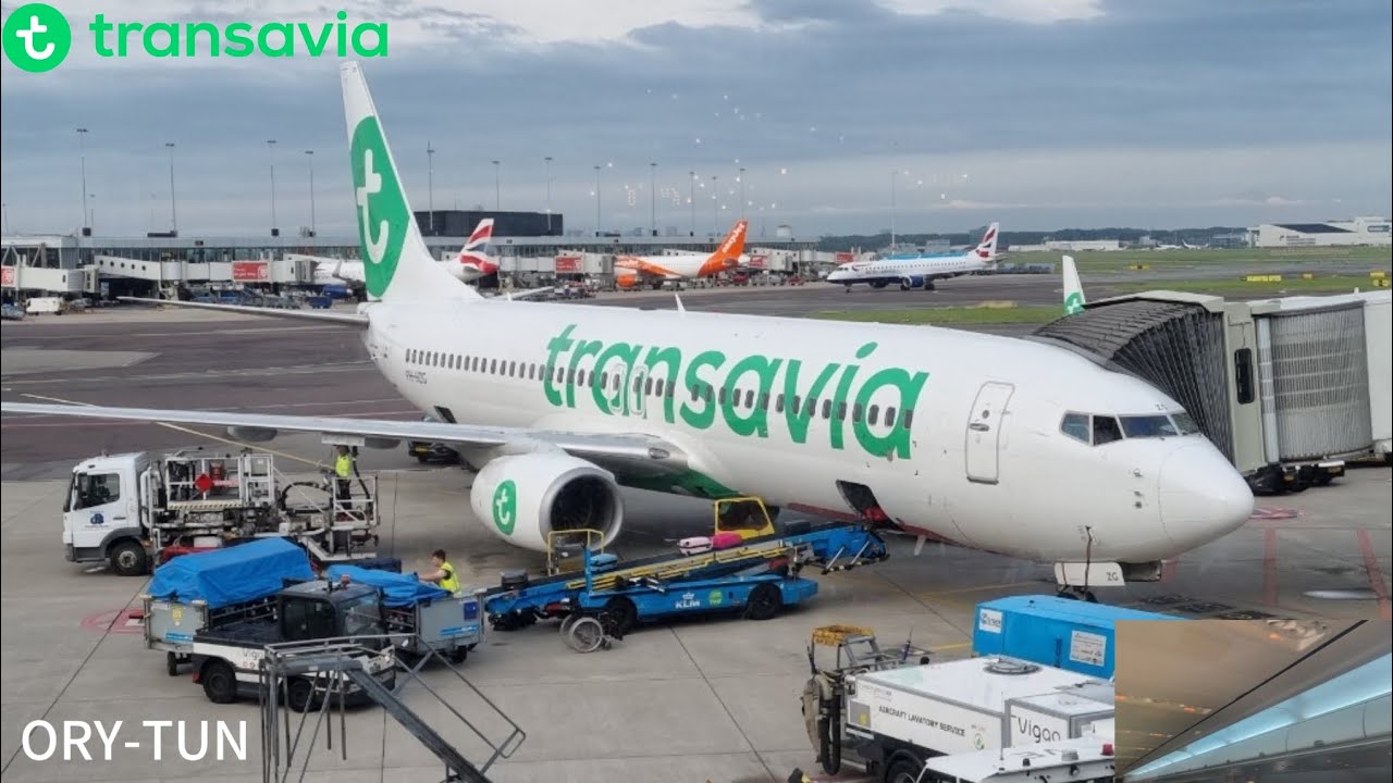 Trip-Report : Fly on 737-800 of Transavia France from Paris Orly to Tunis airport