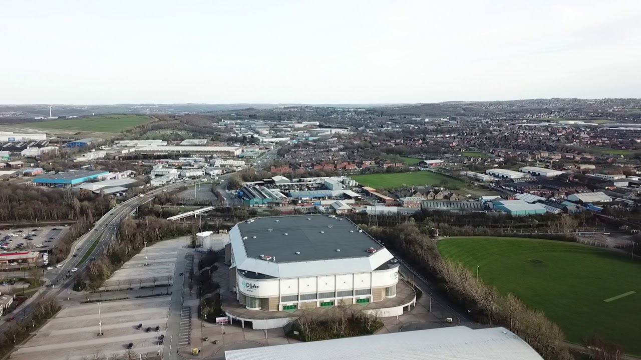 DJI Mavic Pro flight over Sheffield Attercliffe area