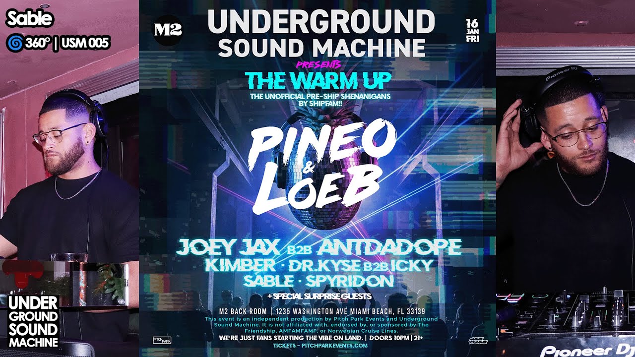[360° VR] Sable Live at M2 Miami | Underground Sound Machine