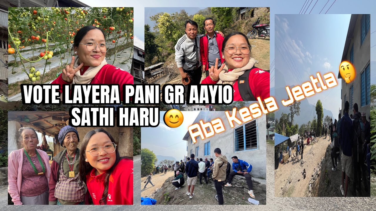LU GR PO AAYIO HAI SATHI HARU 🙂 VOTE TA LAYIO TARA KESLA JEETLA TA 🤔🤔