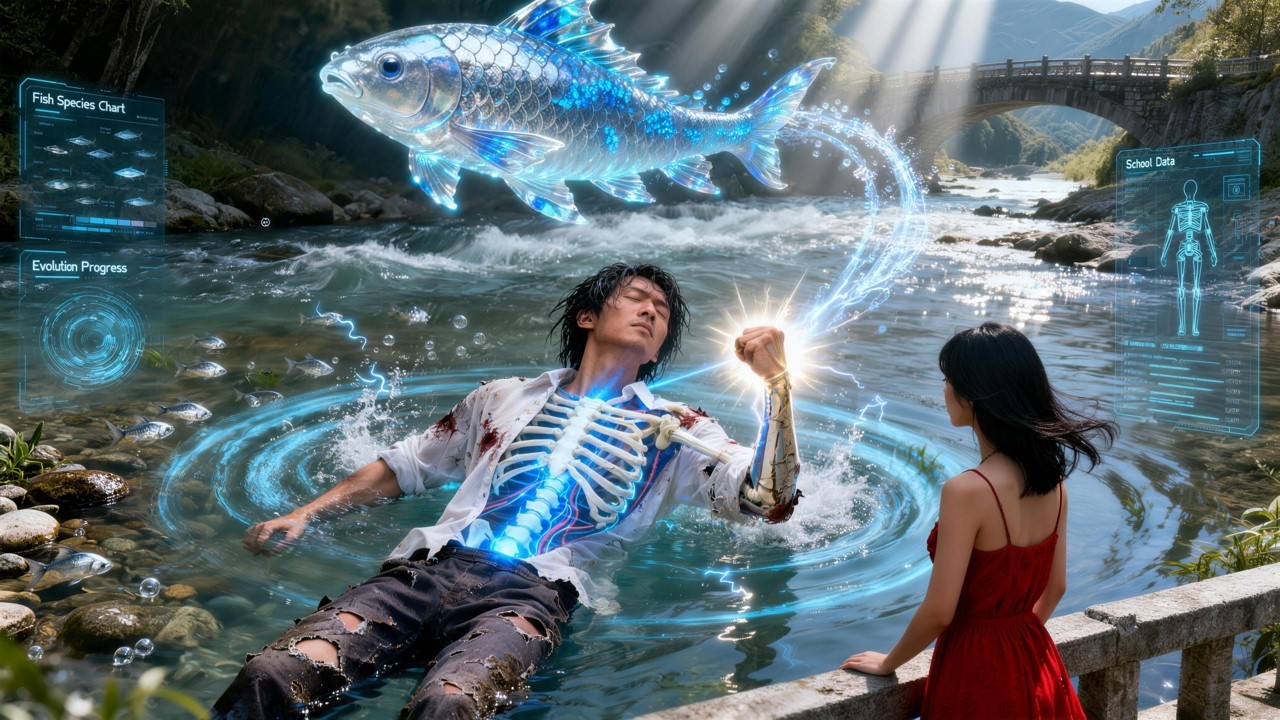 CEO Killed by His Wife, Reborn as a Fish, 999 Evolutions Make Him the King of the Lake #movie