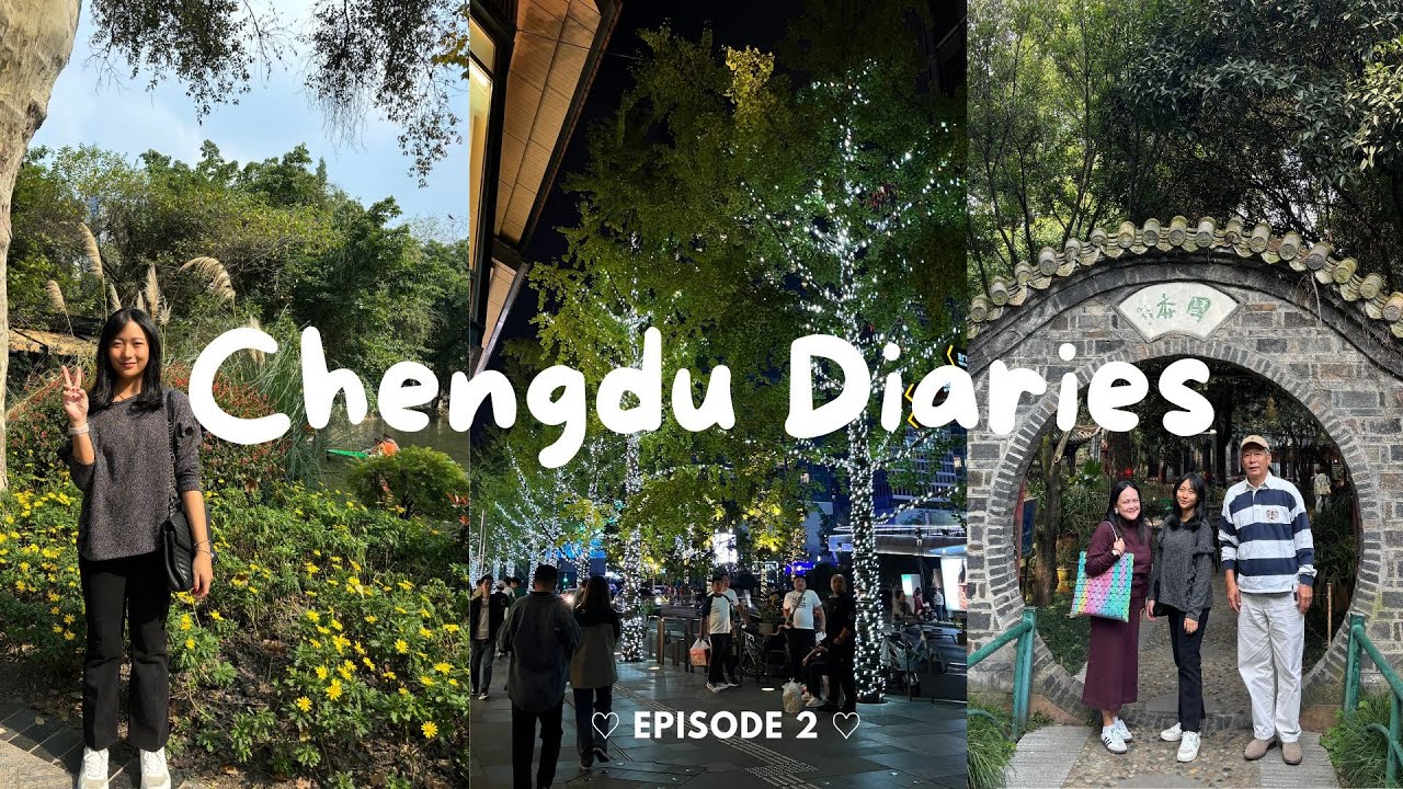 CHENGDU DIARIES EP 2 | Brunch @The Niccolo, Peoples Park, Kuanzhai&Zhaixiangzi Alley,  Hot Pot, 🛍️