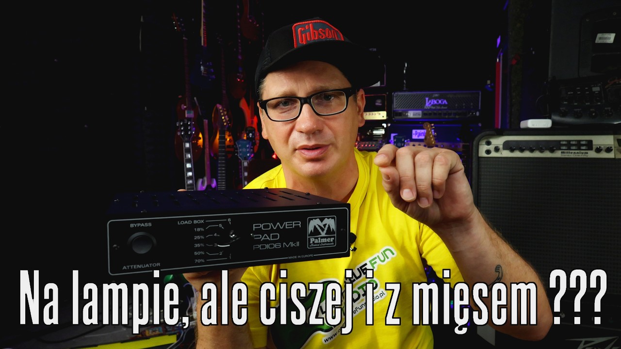 Dobry i tani tłumik do lampy - Attenuator Palmer Power Pad  PDI06 - FILMIKI O GITARACH