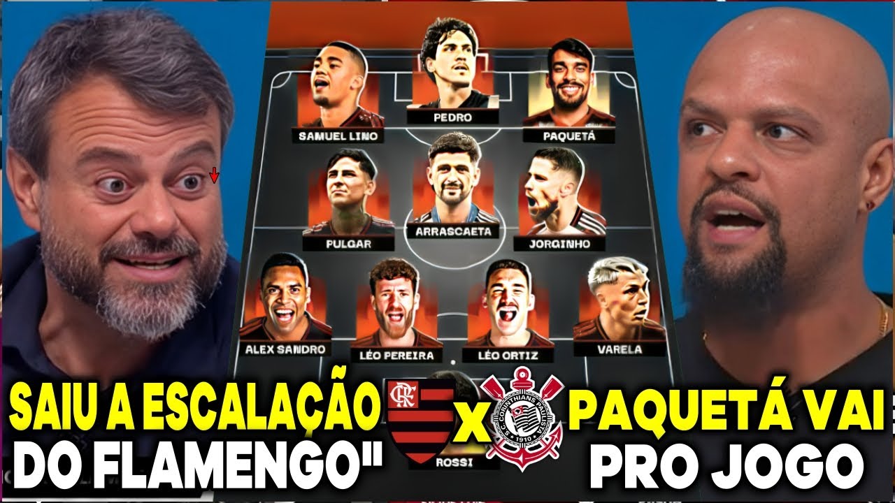SAIU A ESCALAÇÃO DO FLAMENGO 