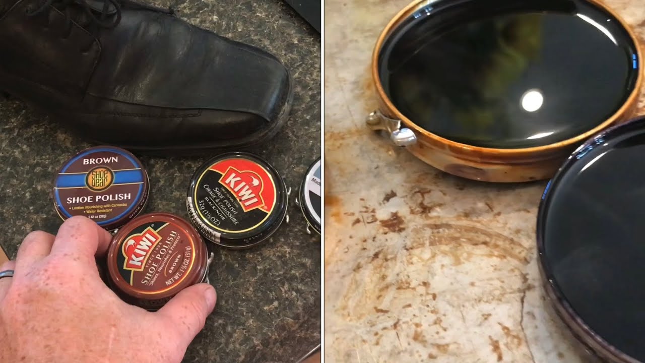 &ldquo;save money&rdquo; RECLAIMING shoe polish (remelting to make it useful again)