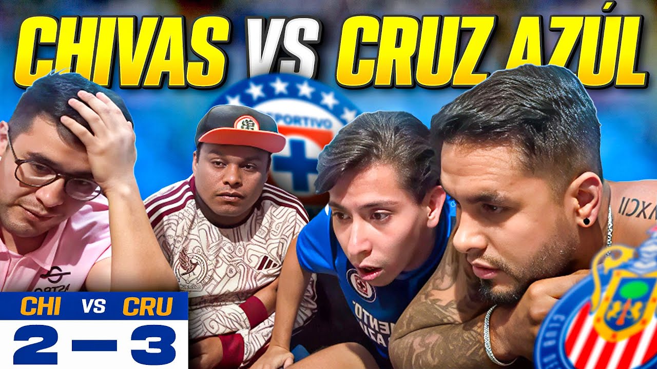 REACCIÓN CRUZ AZUL vs CHIVAS ⚽️😈