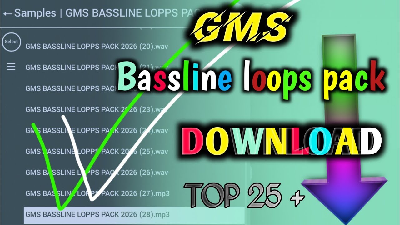 GMS Bassline Loops Pack 2026 - FREE DOWNLOAD! Bass line Sample pack (TOP 25+ Bass Loops) FL MUSIC  