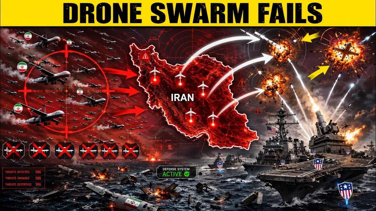 Iran Launched More Drones So U. S.Military Unleashed This