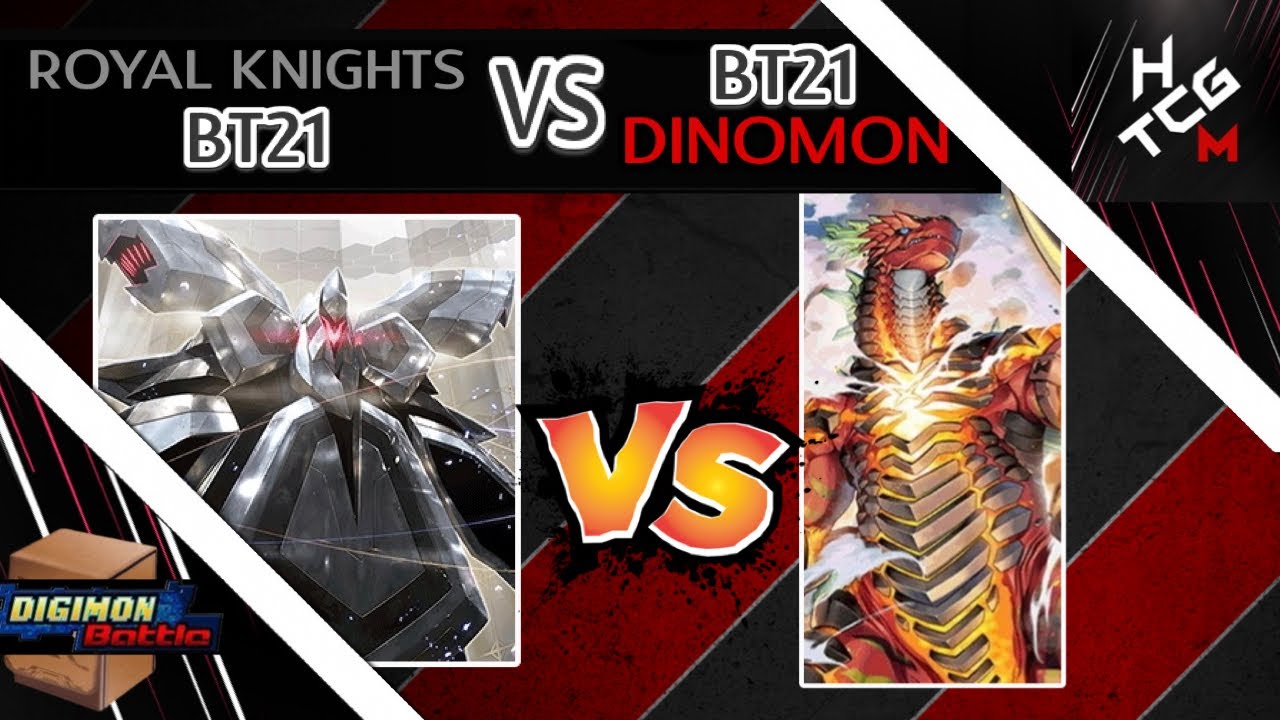 ROYAL KNIGHTS VS DINOMON | DIGIMON TCG LOCALS (BT21)