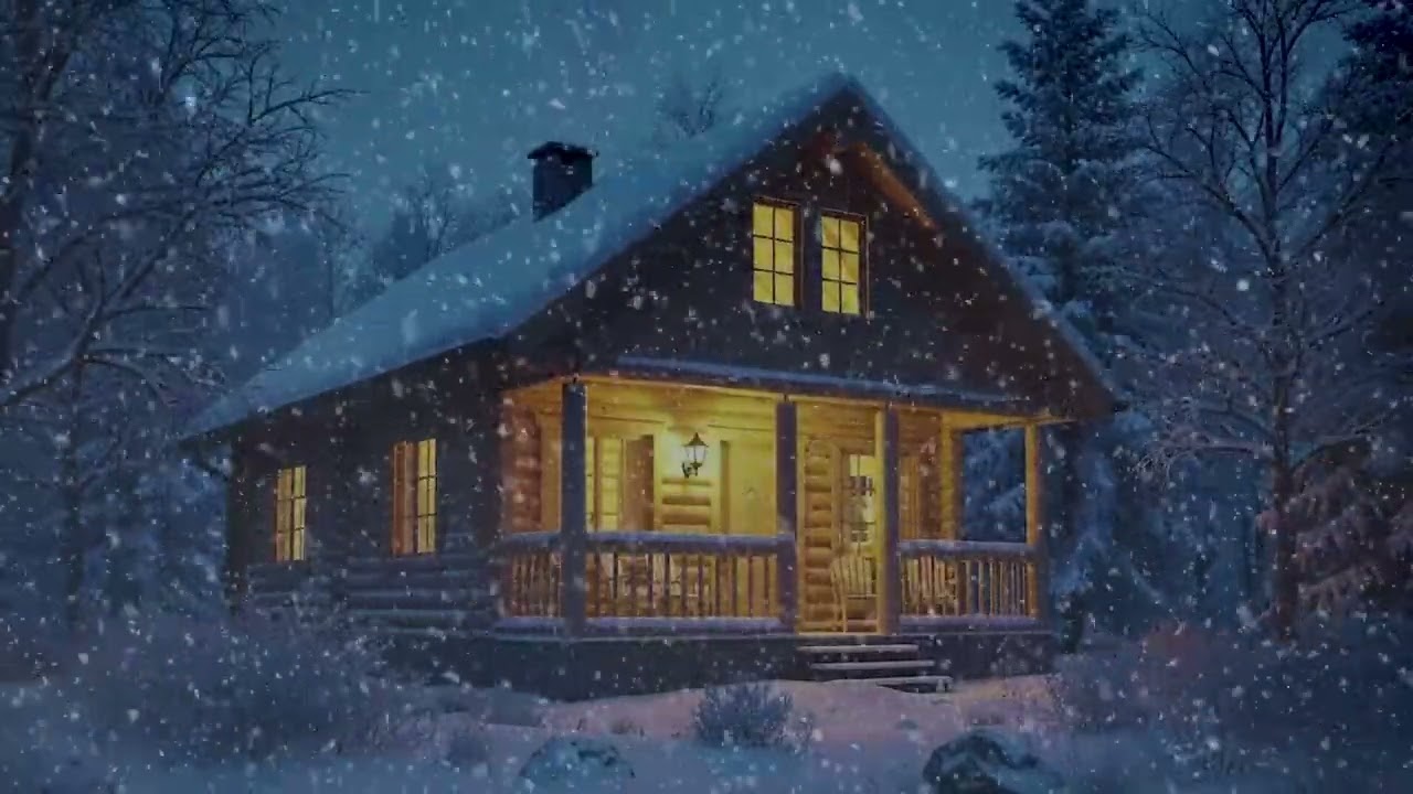 Relax Fast with Blizzard Ambience | Snowstorm Sounds for Sleeping and Mental Peace 😴