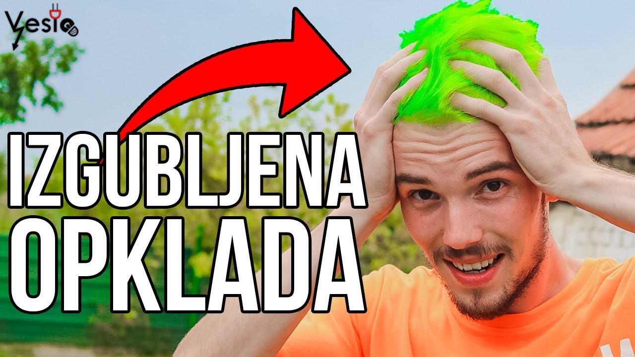 Ofarbao sam kosu u ZELENO!! VLOG
