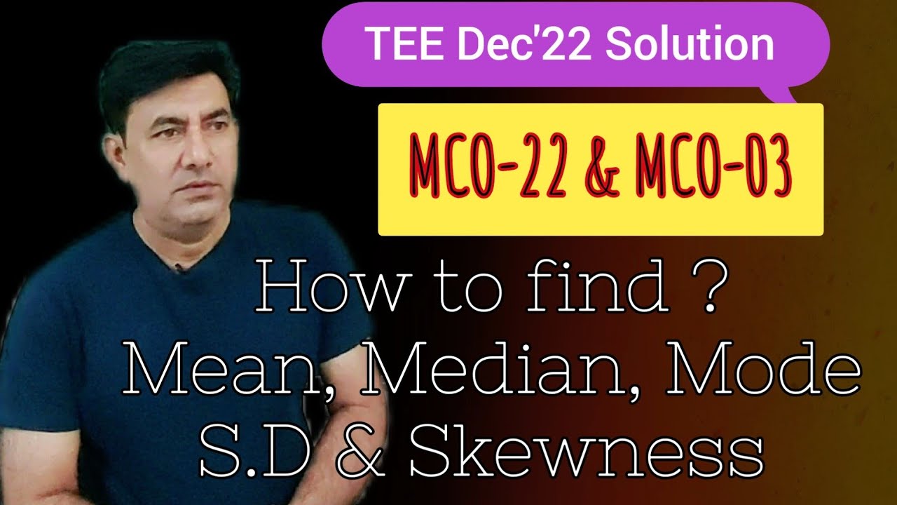 #MCO-22 #MCO-03 #Statistics