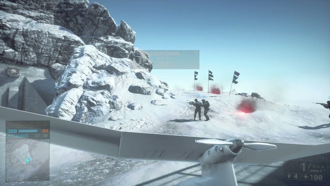 Battlefield 4 - SUAV quad kill on Operation Locker Rush / M2 SLAM trap on Zavod 311